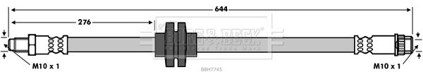 BORG & BECK stabdžių žarnelė BBH7745